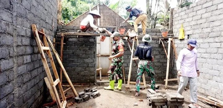 TMMD ke-123 Bedah Rumah,  Ibu Wagia : Haru dan Syukur Warnai Prosesnya!