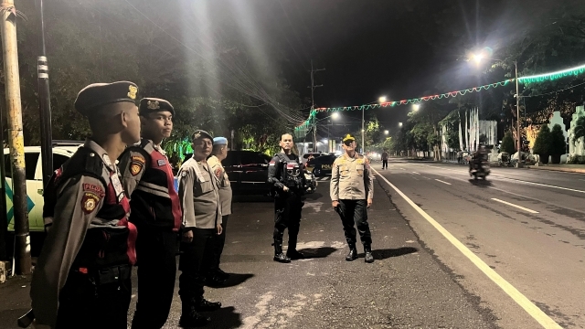 Polresta Banyuwangi Gelar Patroli Skala Besar Komitmen Beri Rasa Aman Masyarakat