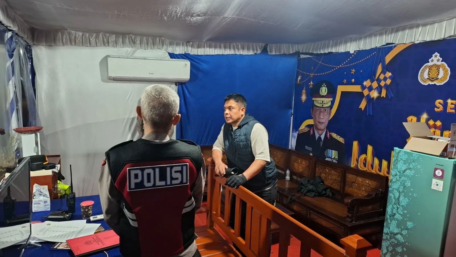 Jelang Arus Balik dan Lebaran Ketupat, Kapolres Bangkalan Tinjau Langsung Pos Pengamanan