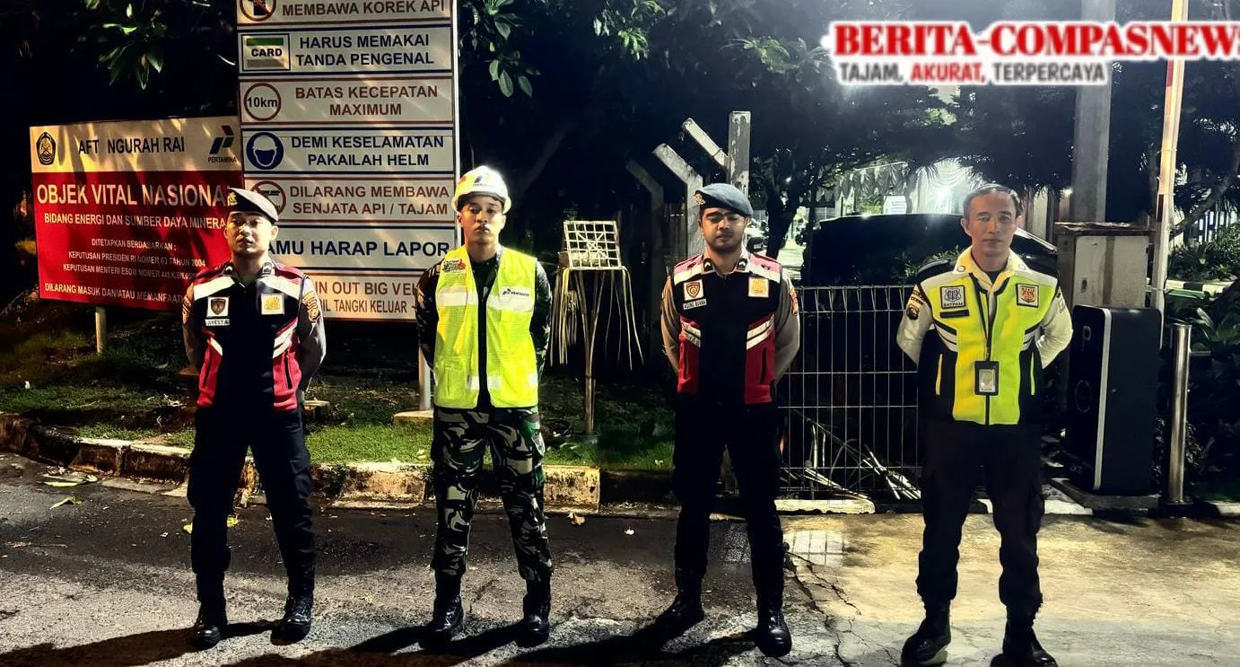 Polres Bandara Gelar Patroli Blue Light di Malam Hari