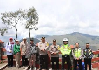 Pastikan Aman Bencana Alam , Kapolres Tinjau Kawasan Wisata Gunung Bromo Tosari