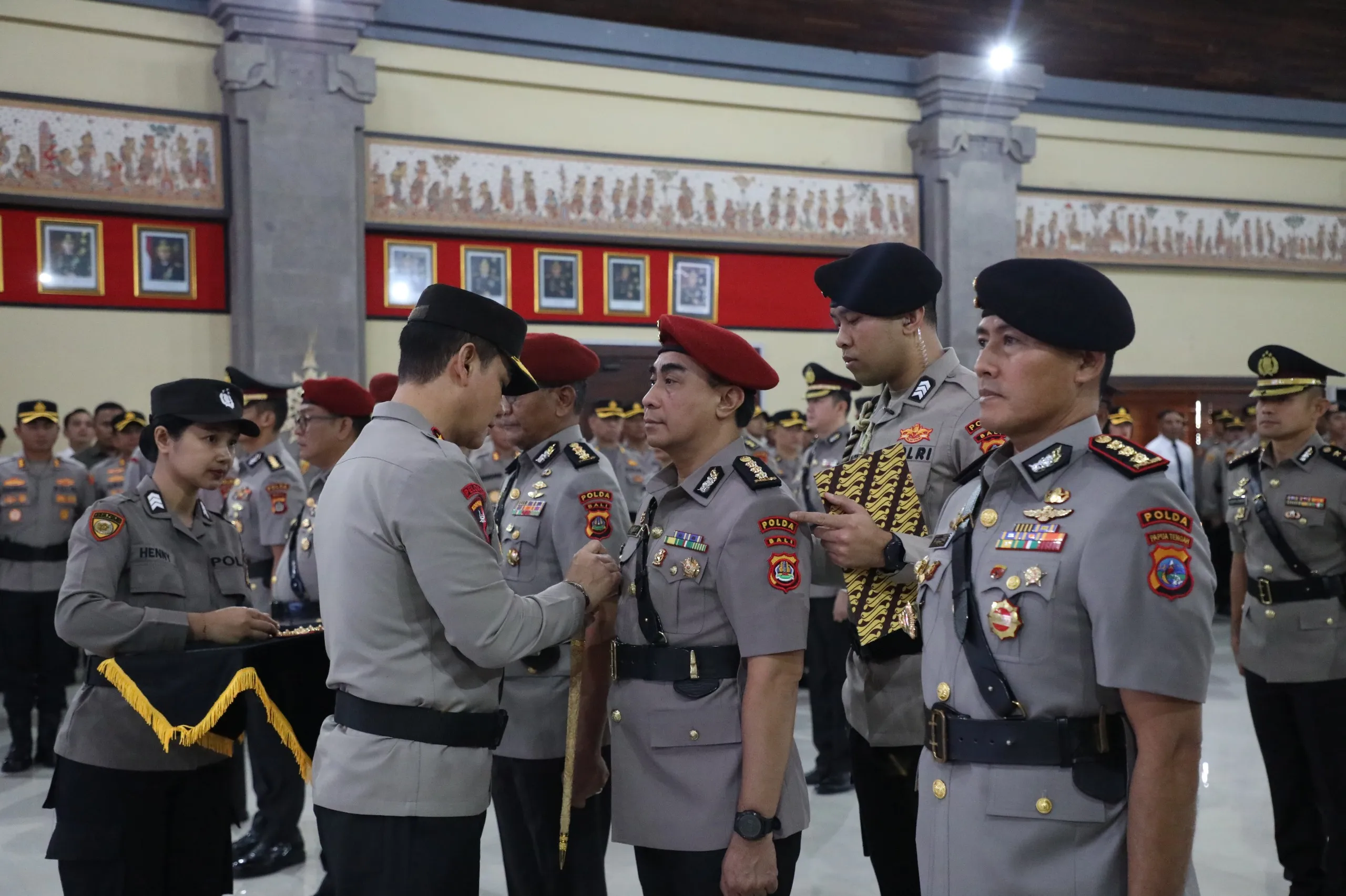 Polda Bali Laksanakan Serah Terima Jabatan Pejabat Utama Polda Bali