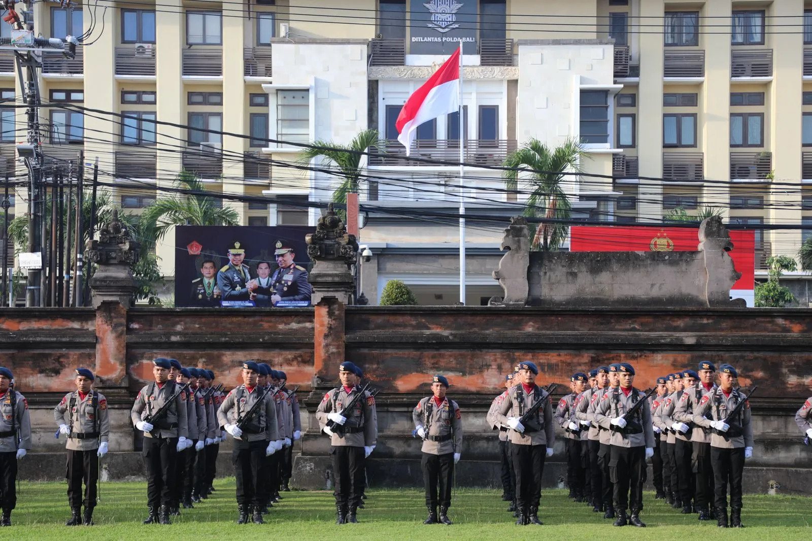 Polda Bali Gelar Upacara Hari Kesadaran Nasional