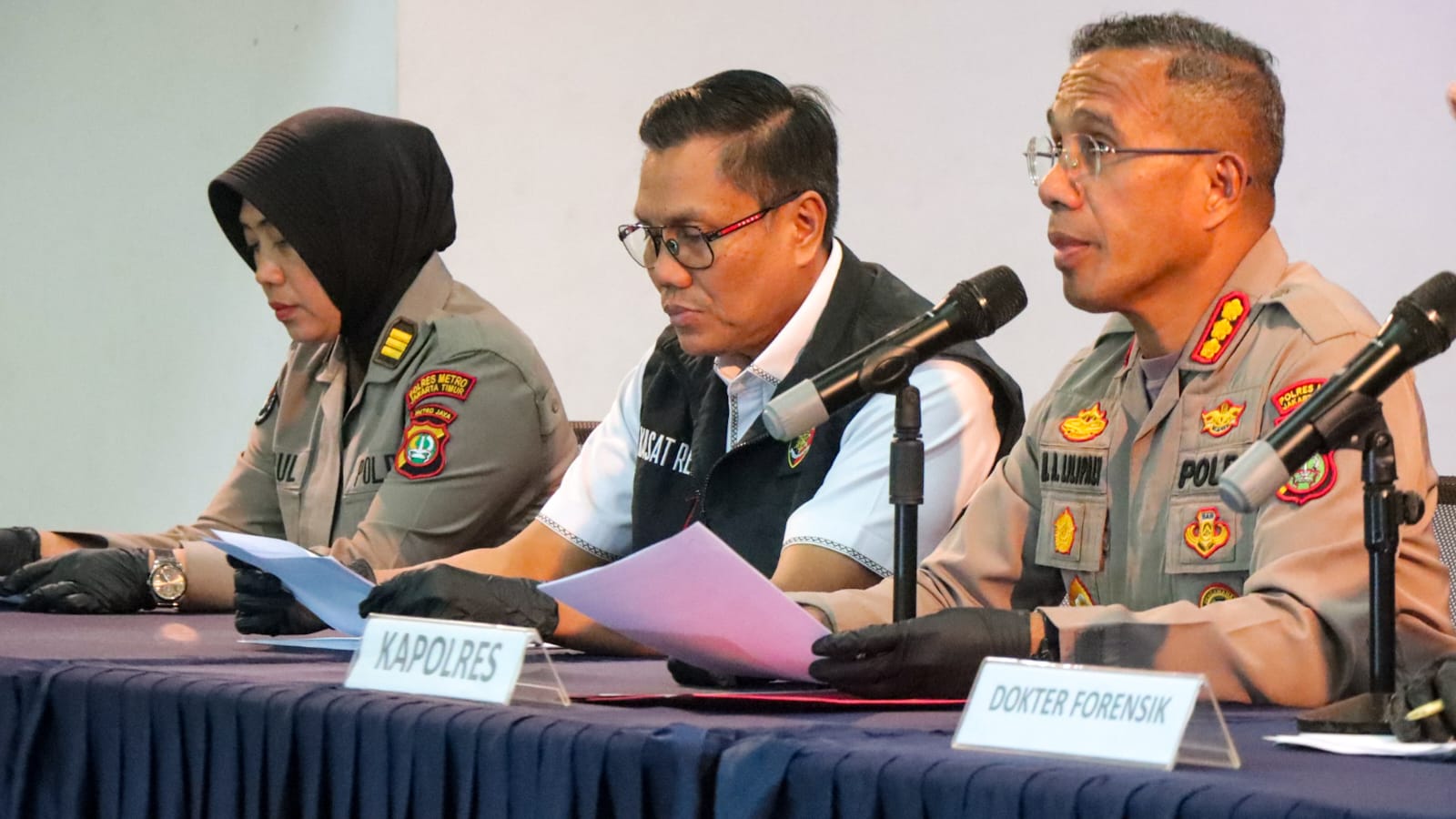 Polres Metro Jaktim Hentikan Penyelidikan Kasus Kematian Mahasiswa UKI karena Tidak Ada Unsur Pidana.