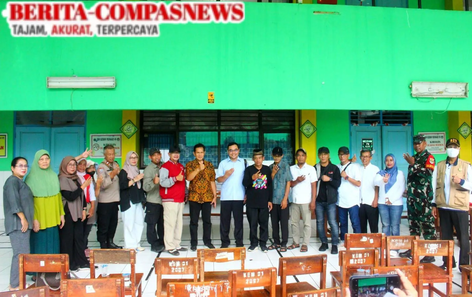 Tiga Pilar Kebon Manggis Monitor Pemilihan Ketua RW 04, Bhabinkamtibmas Sampaikan Pesan Kamtibmas.