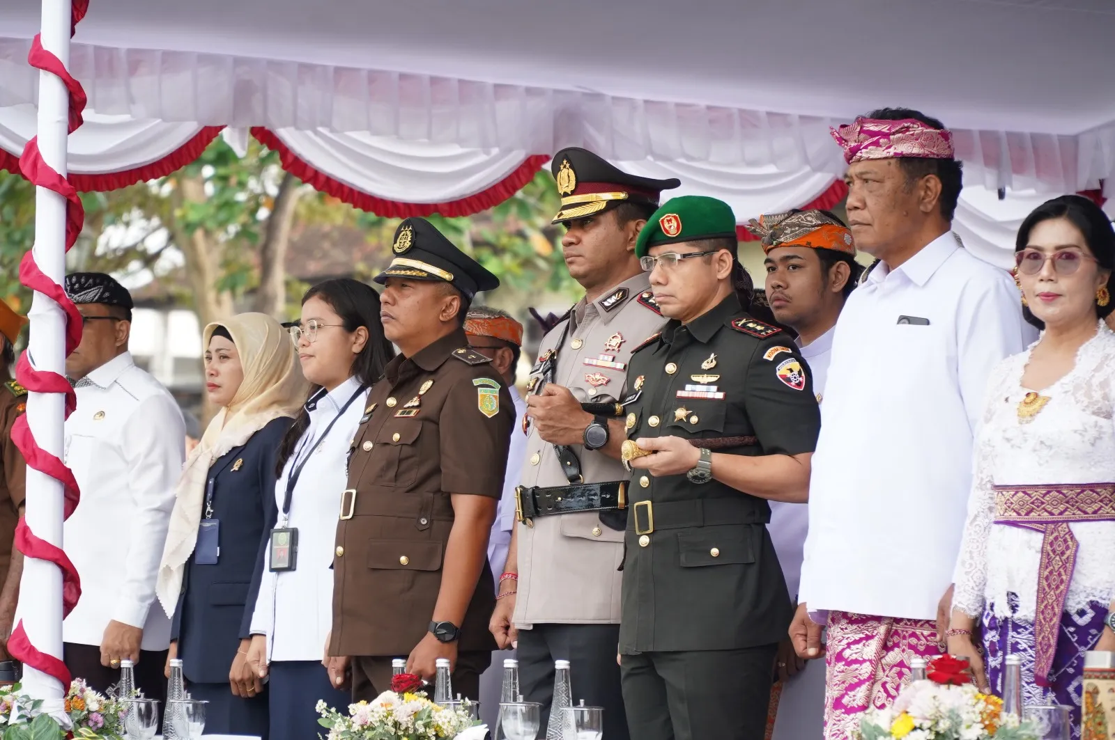 Kapolres Klungkung Hadiri Upacara Peringatan HUT Puputan Klungkung ke-117 dan HUT Kota Semarapura ke-33