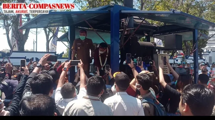 Bupati Sampang, Forkopimda dan BNN RI turut memusnahkan barang bukti Narkoba yang berhasil dirampas dari Hasil Kejahatan di Wilayah Hukum Sampang 
