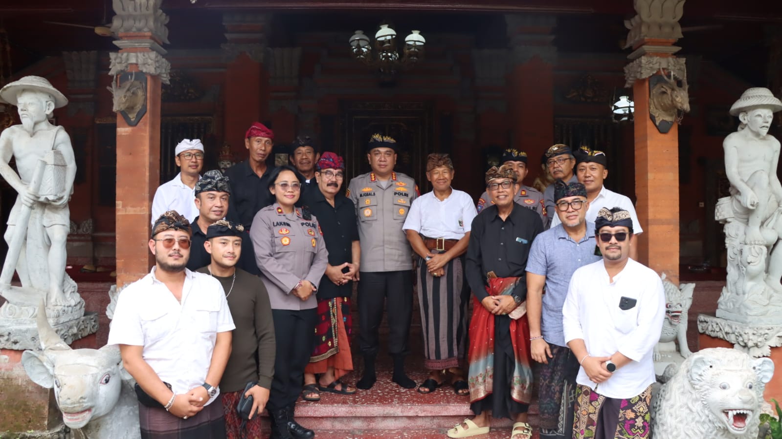 Pererat Hubungan dan Jaga Kamtibmas, Kapolresta Denpasar Kunjungi Puri Agung Pemecutan