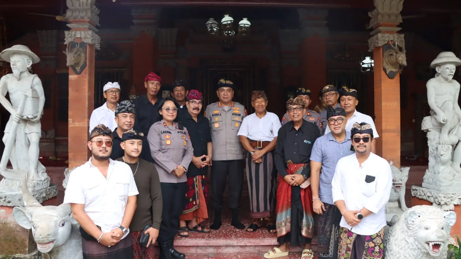 Pererat Hubungan dan Jaga Kamtibmas, Kapolresta Denpasar Kunjungi Puri Agung Pemecutan
