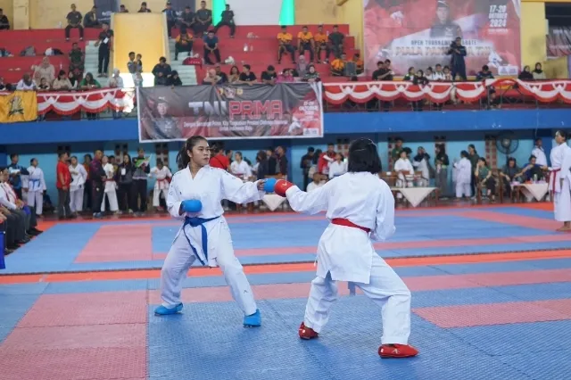 Polwan Polresta Sidoarjo Bripda Gaby, Ukir Prestasi di Piala Panglima Divisi Infanteri 2 Kostrad