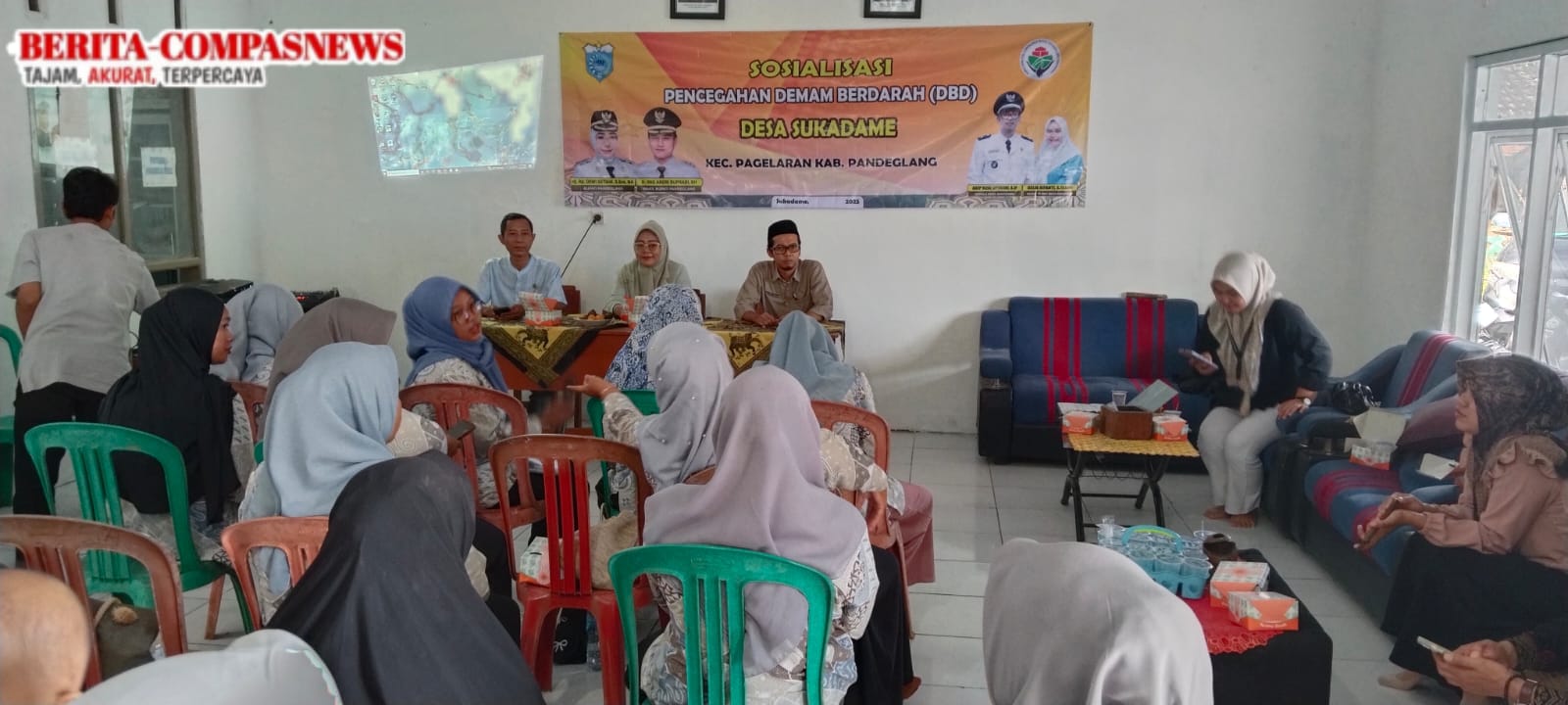 Pemerintah Desa Dame Giat. Acara, Sosialisasi Pencegahan Demam Berdarah (DBD).