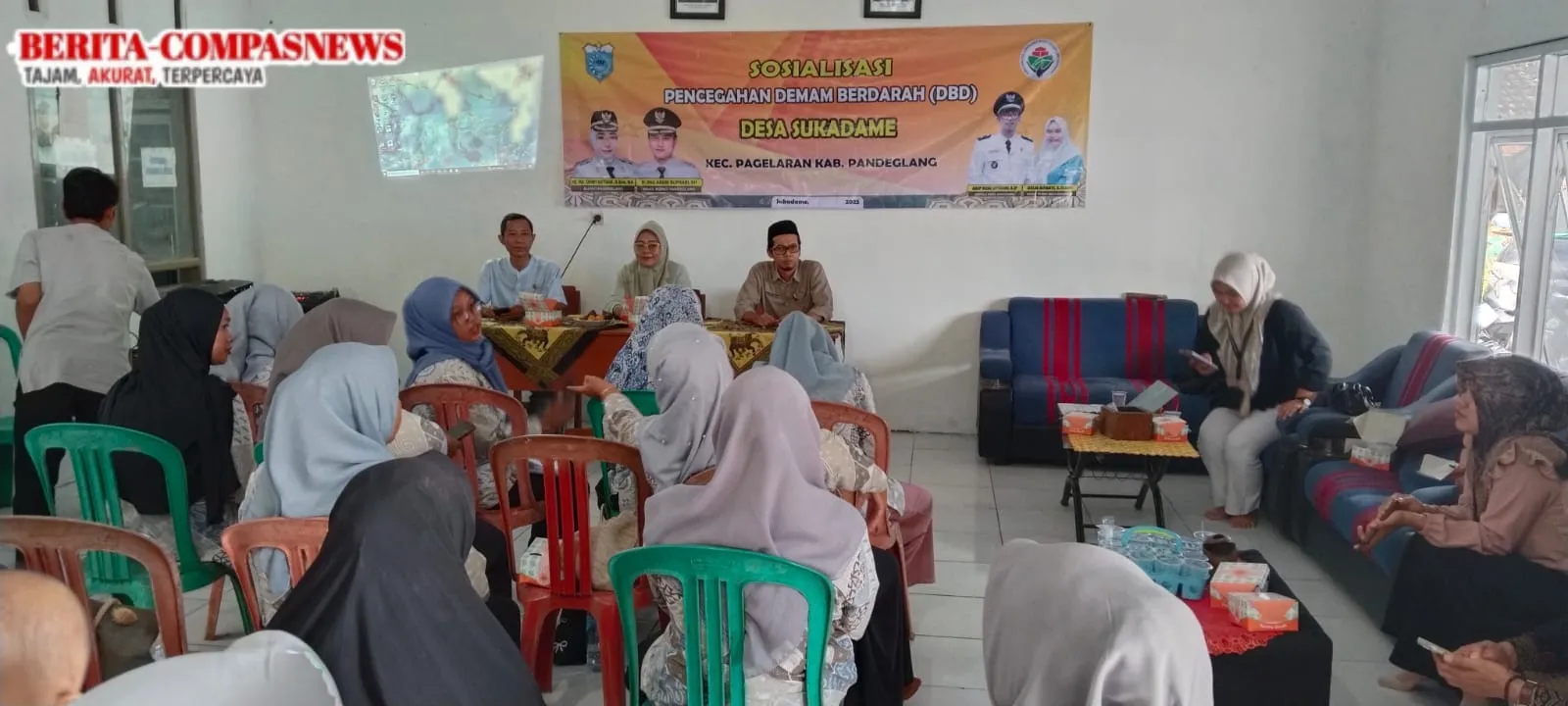 Pemerintah Desa Dame Giat. Acara, Sosialisasi Pencegahan Demam Berdarah (DBD).