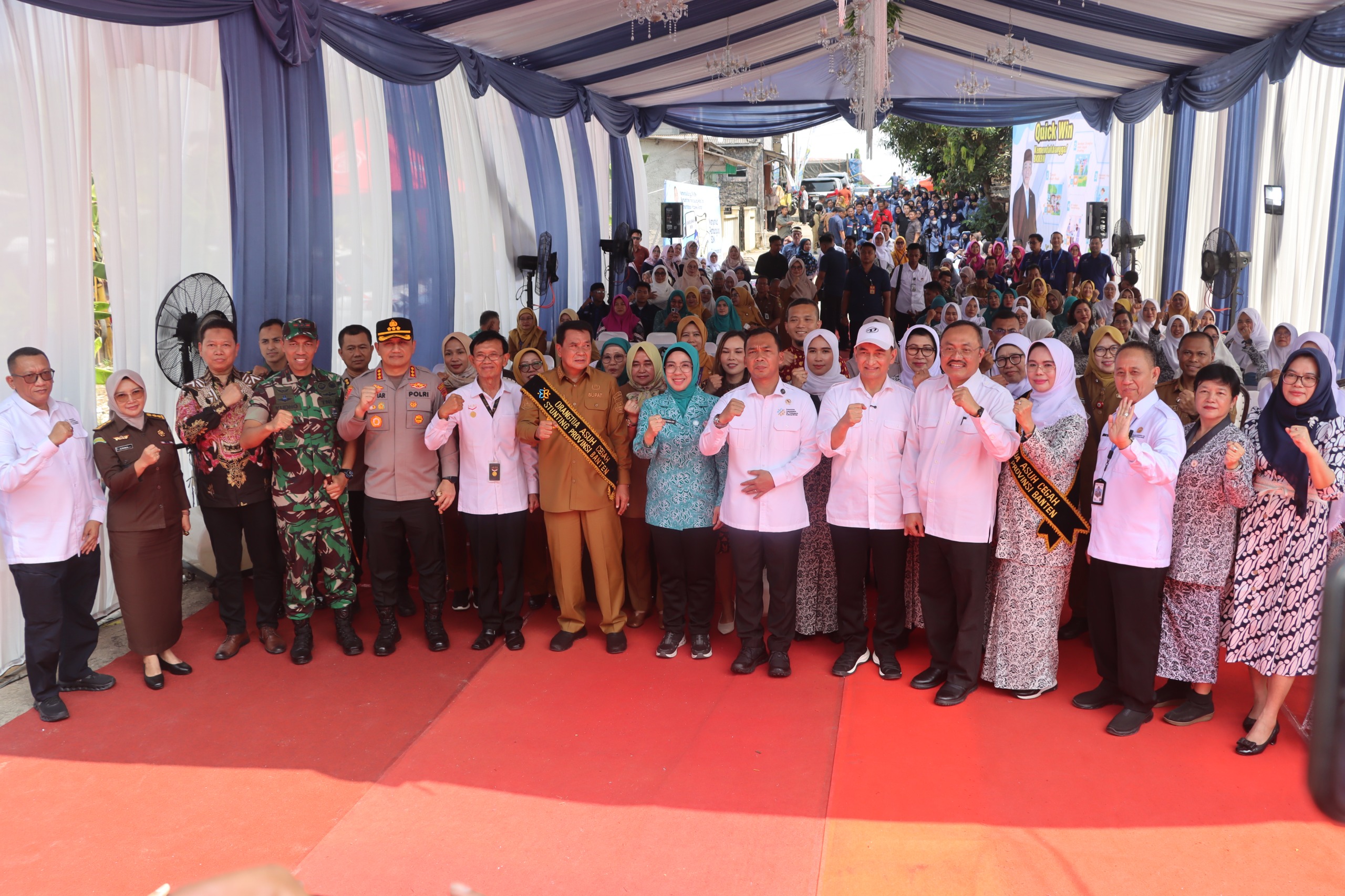 Kapolresta Tangerang Hadiri Pencanangan Pelayanan KB Serentak dan Rekor Muri Pelayanan IUD di Kabupaten Tangerang