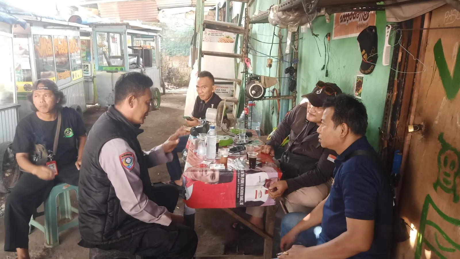 Bhabinkamtibmas Pinang Ranti Sambangi dan Bina Ormas, Ajak Jaga Kamtibmas dan Tertib Sosial.