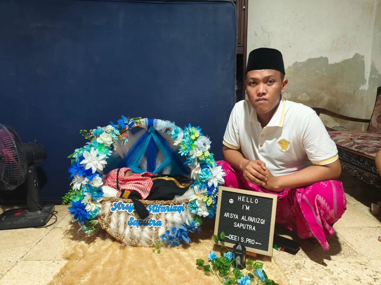 Keluarga Bapak Ali Saputra Peringati Selapan 40 Hari Kelahiran Putra Keduanya Ananda Arsya Alfarizqi Saputra