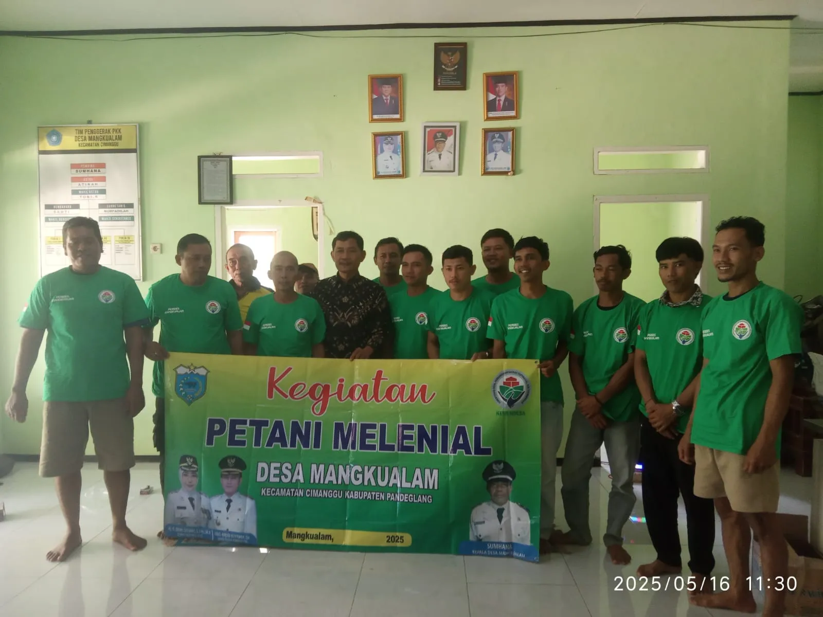 Pemerintah Desa Mangku Alam Giat Acara penyuluhan pertanian dalam Rangka Petani Melinial.