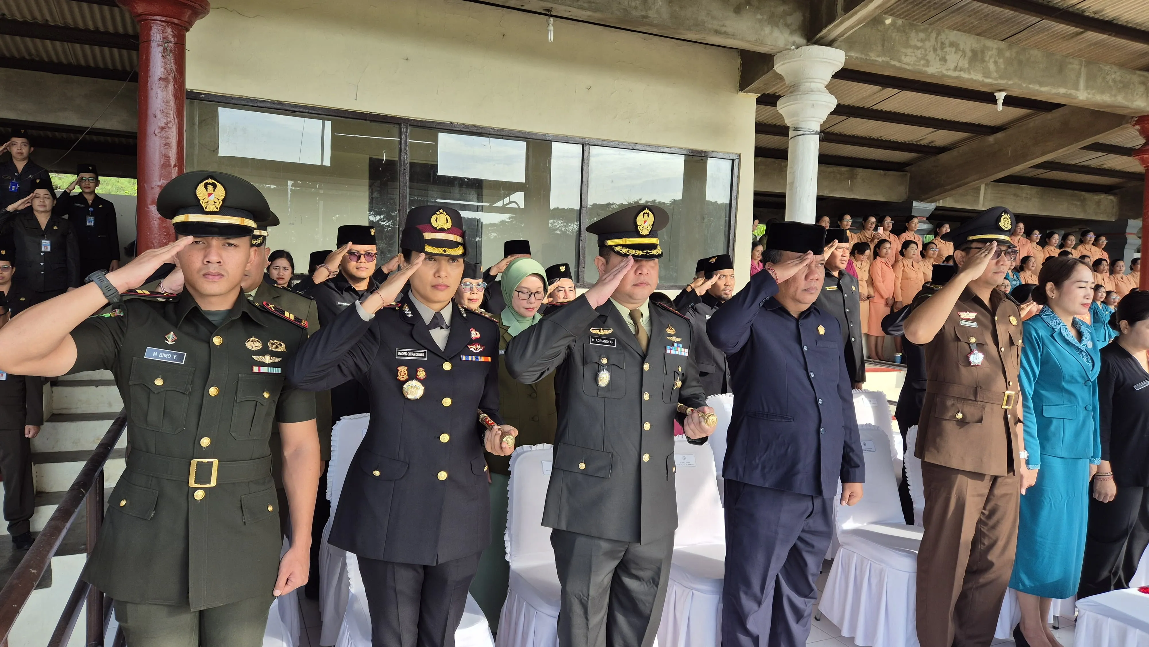 Kapolres Jembrana Hadiri Upacara Peringatan Hari Kebangkitan Nasional ke-117 di Stadion Pecangakan