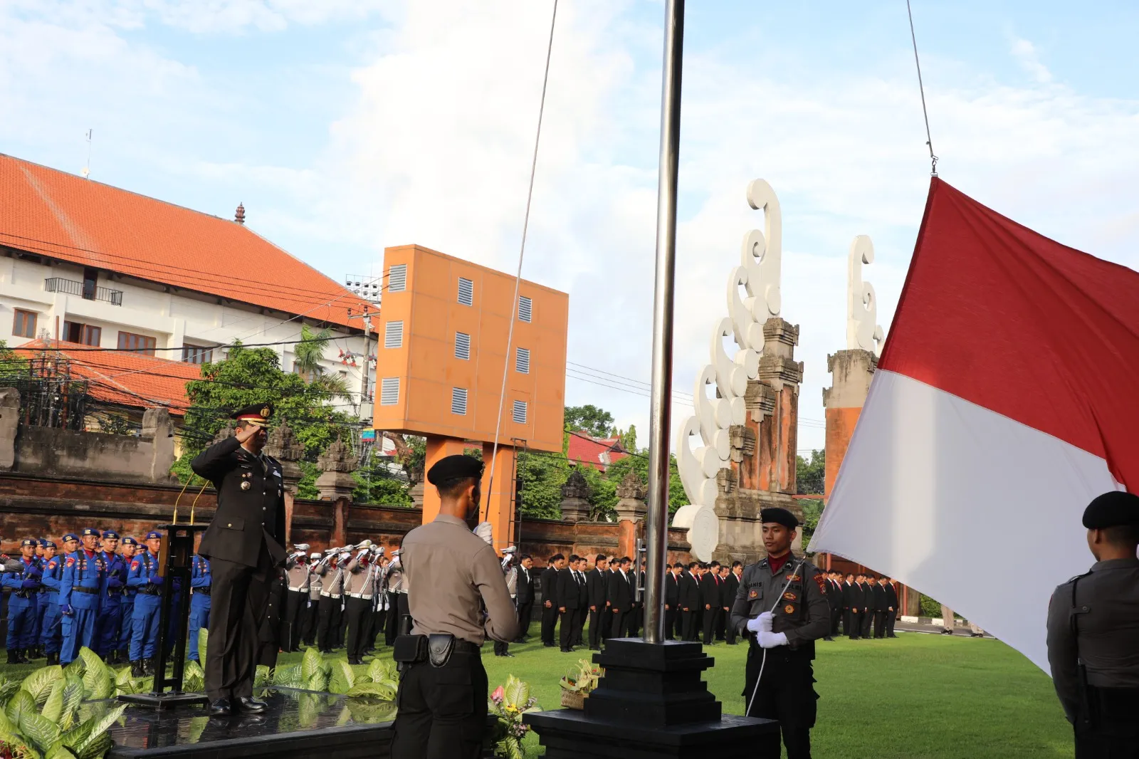 Peringati Hari Kebangkitan Nasional, Polda Bali Gelar Upacara Bendera