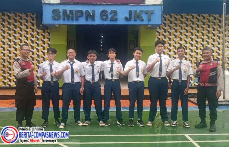 Polsek Jatinegara Gelar Mitigasi Tawuran di SMPN 62 Jakarta, Samapta Jadi Sahabat Sekolah