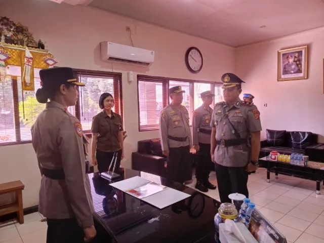Kapolsek Gilimanuk Resmi Serahkan Jabatan, Kompol I Komang Mulyadi Memasuki Masa Purna Bakti