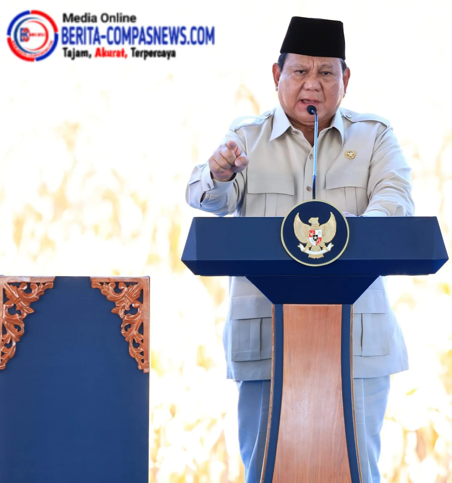 Presiden Prabowo Senang Panen Raya Jagung Inisiasi Polri Berhasil