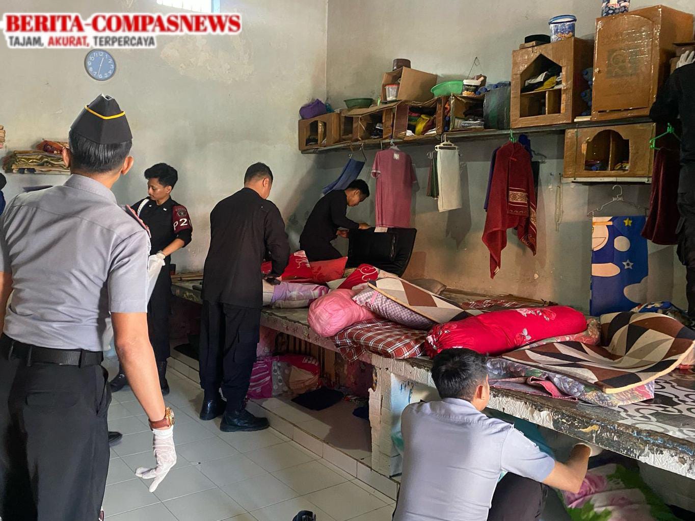 Wujudkan Rutan yang Bebas dari Halinar: Rutan Sampang Gelar Razia dan Tes Urine