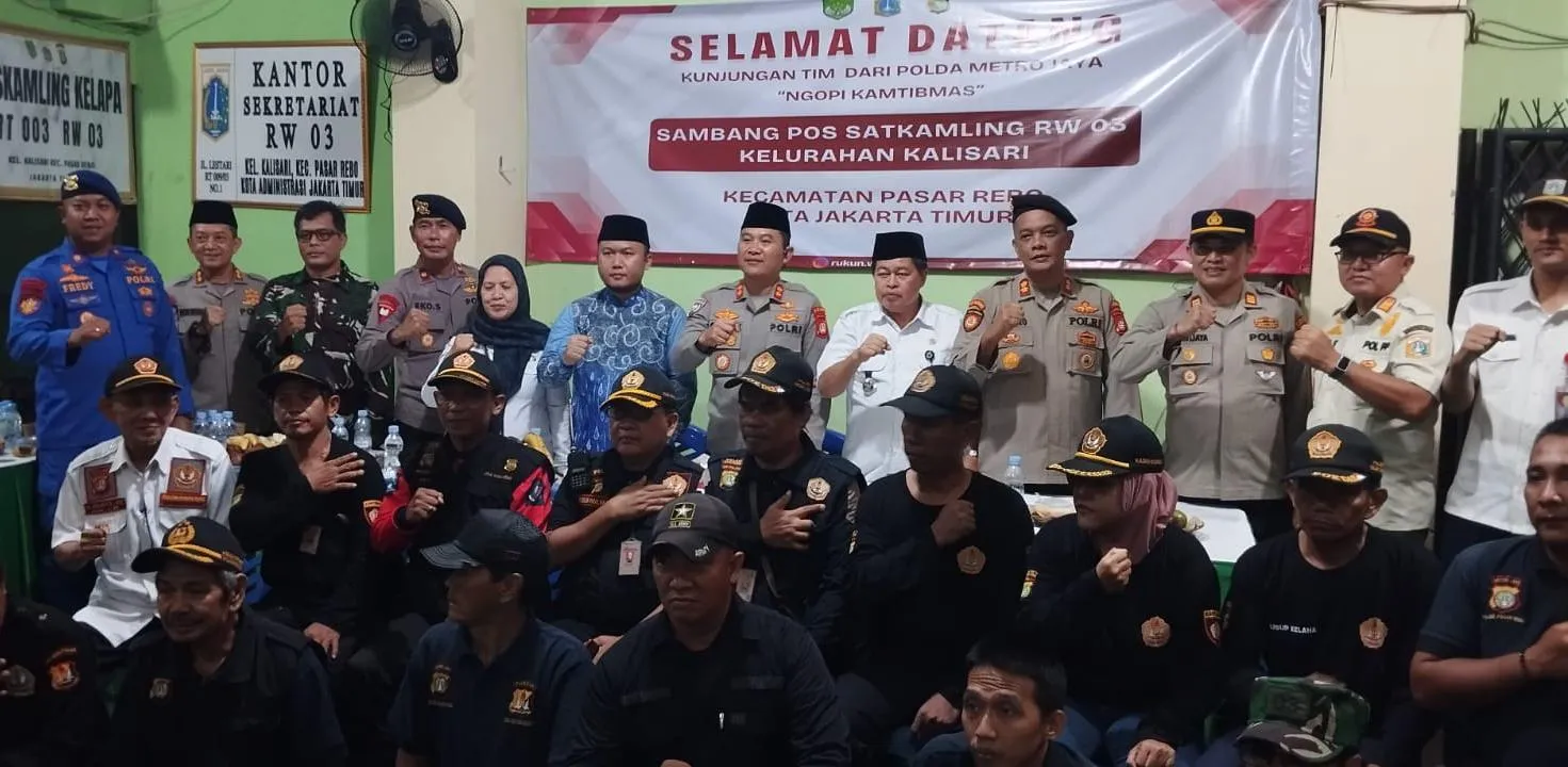 Ngopi Kamtibmas di Kalisari, Sinergi Tiga Pilar dan Masyarakat Perkuat Upaya Cegah Tawuran dan Kriminalitas