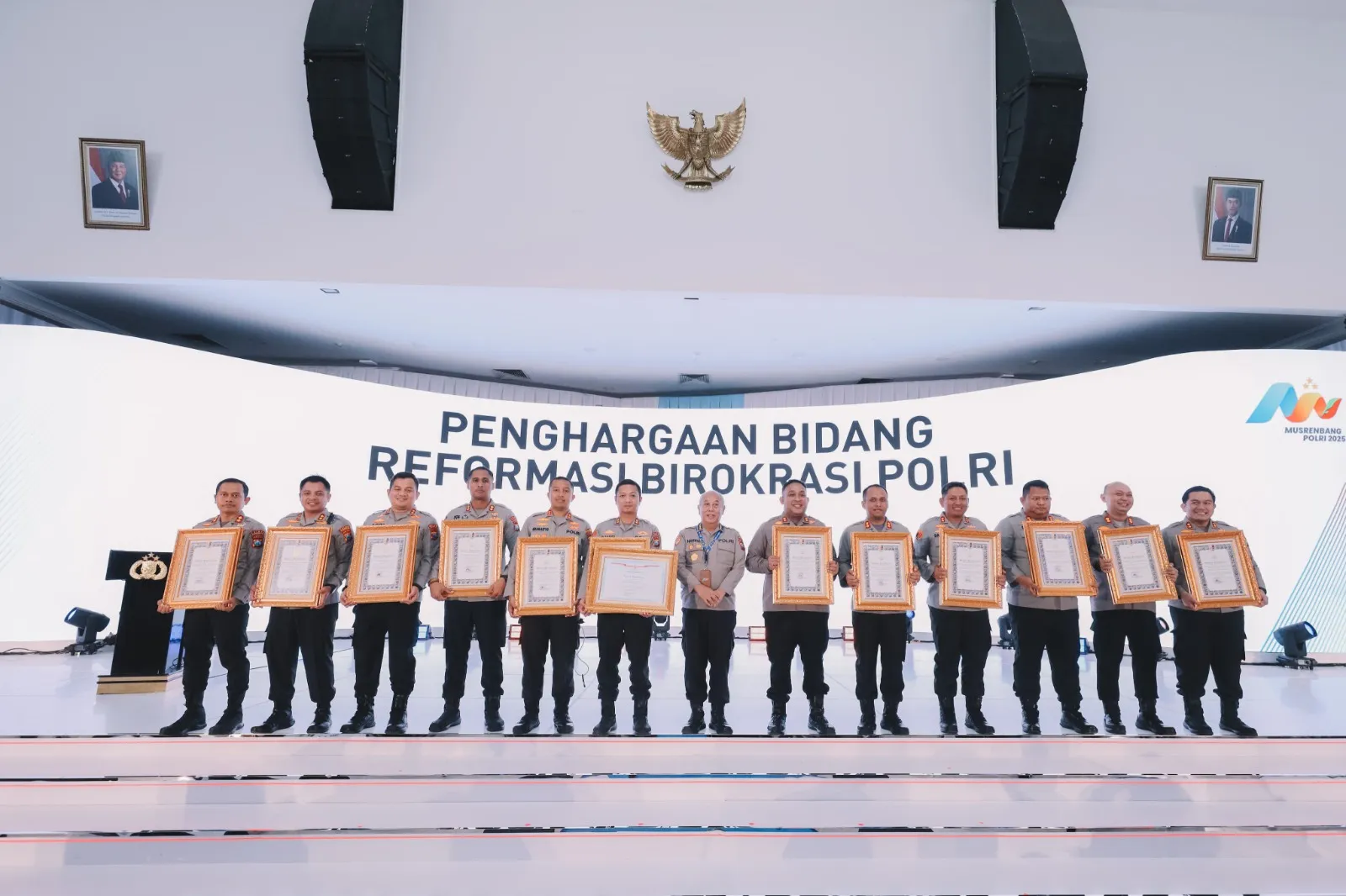 Musrenbang Polri 2025, Polres Bangkalan Raih Penghargaan Pelayanan Prima
