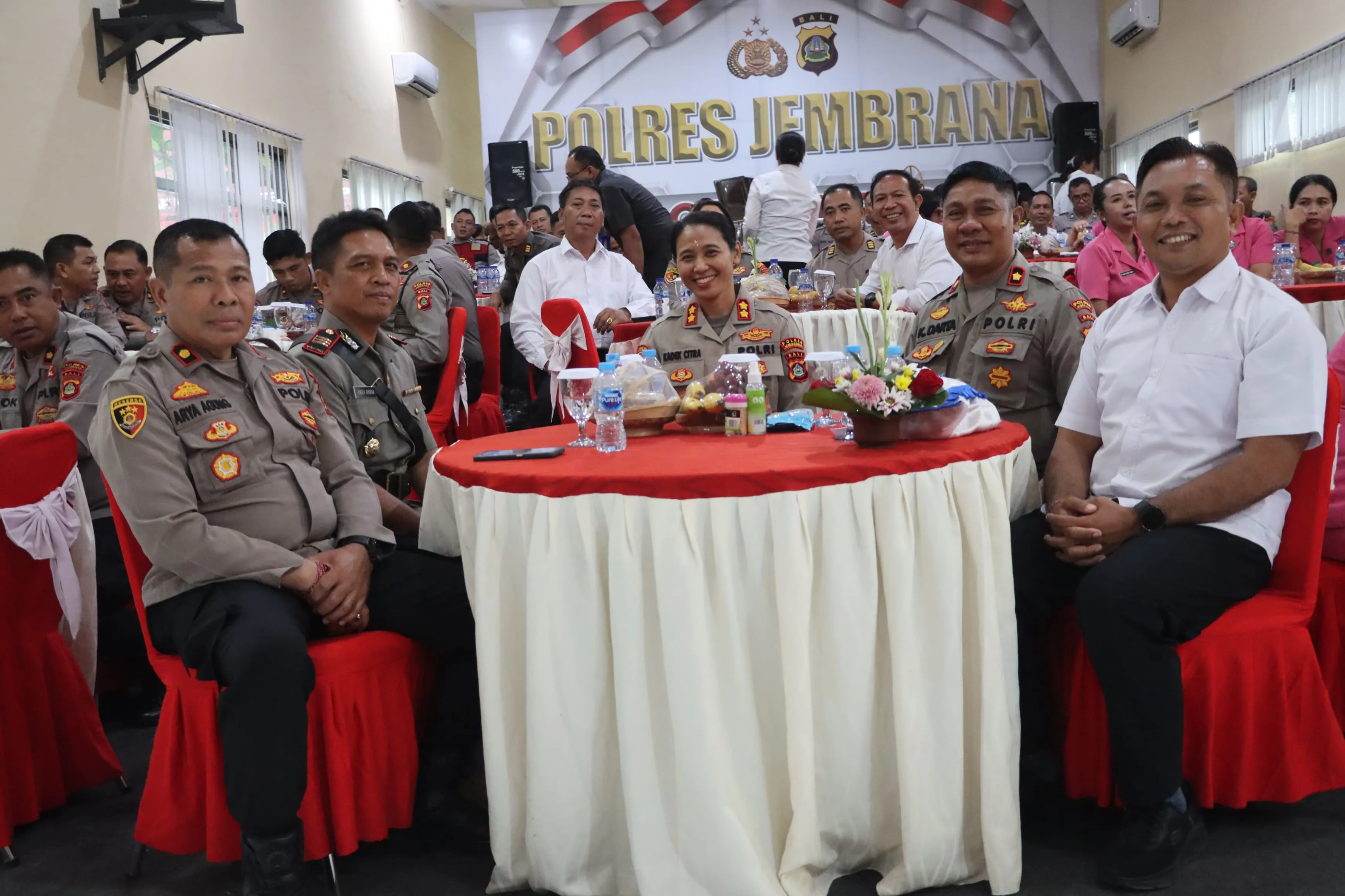 Polres Jembrana Gelar Acara Kenal Pamit Kasat Intelkam dan Kapolsek K.P Gilimanuk