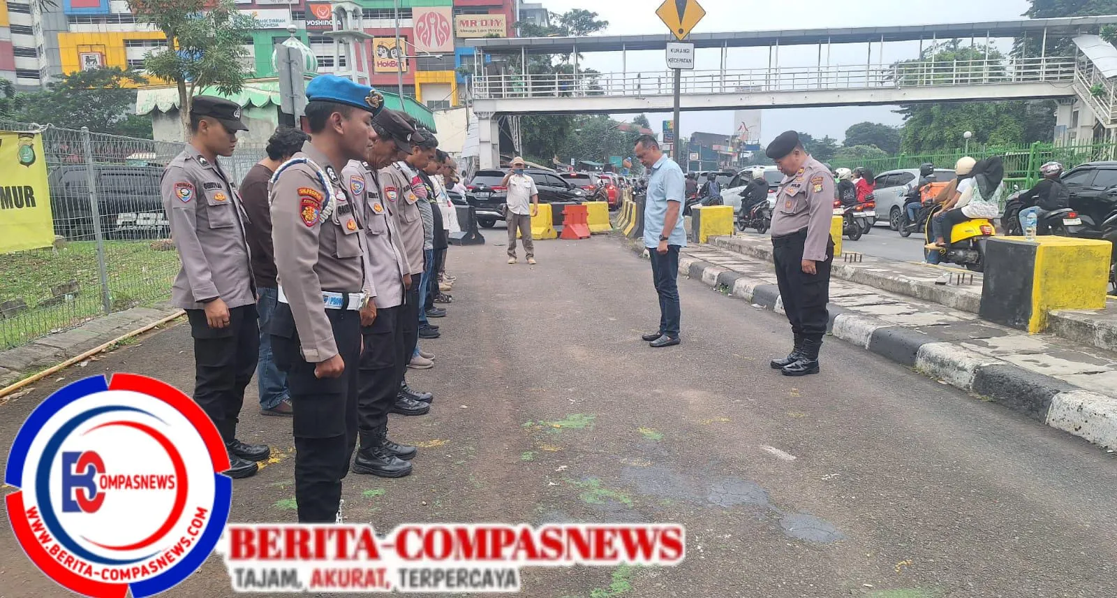 Apel Gabungan Polres Jaktim dan Polsek Jatinegara, Antisipasi Tawuran di Kawasan Basuki Rahmat
