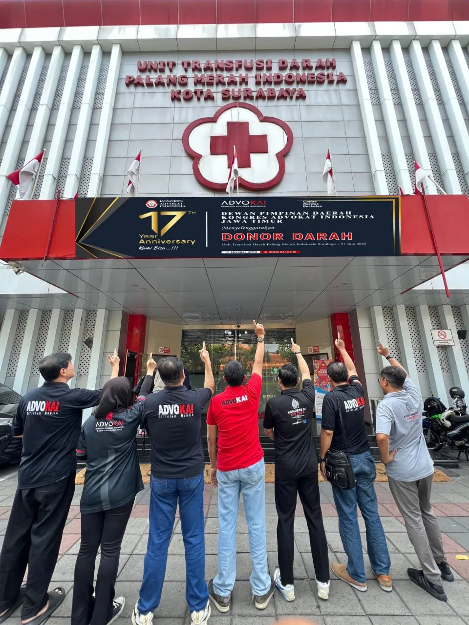 Cerminkan Identitas Advokat Yang Kuat, Kongres Advokat Indonesia Bakti Donor Darah di HUT ke 17