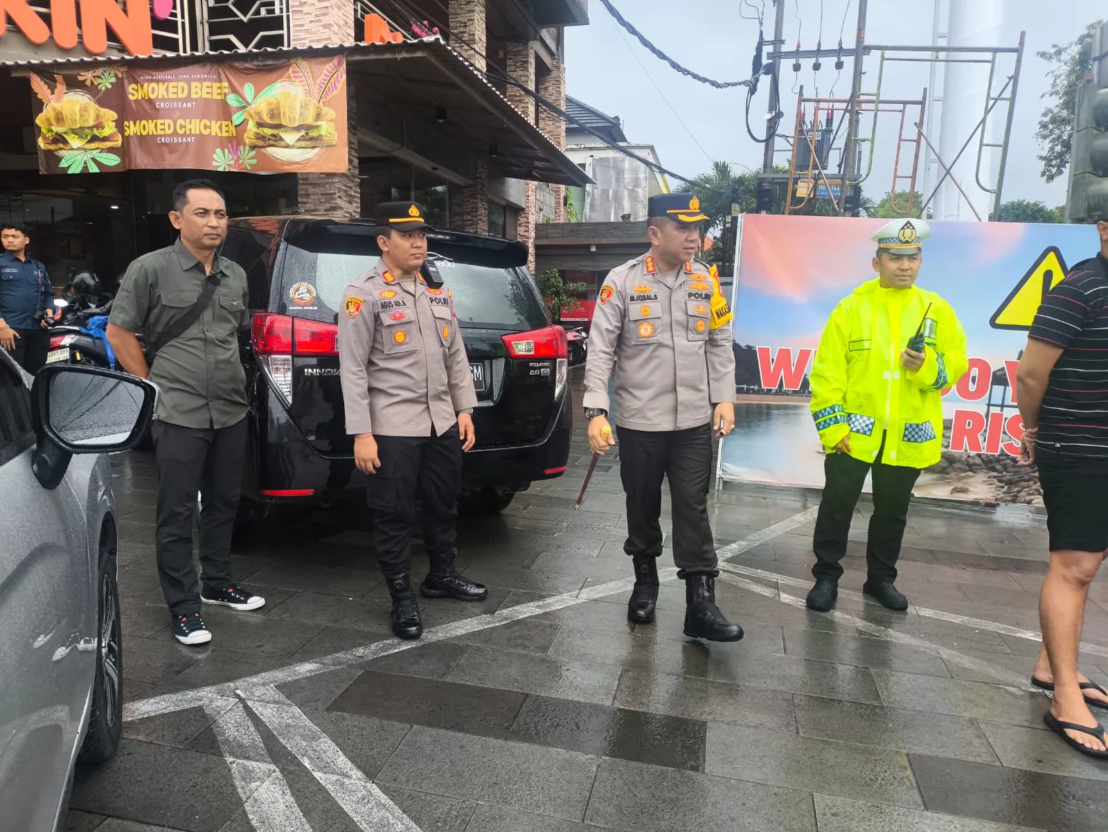 Kapolresta Denpasar Pantau Langsung Pengamanan Kunjungan Presiden RI di KEK Sanur
