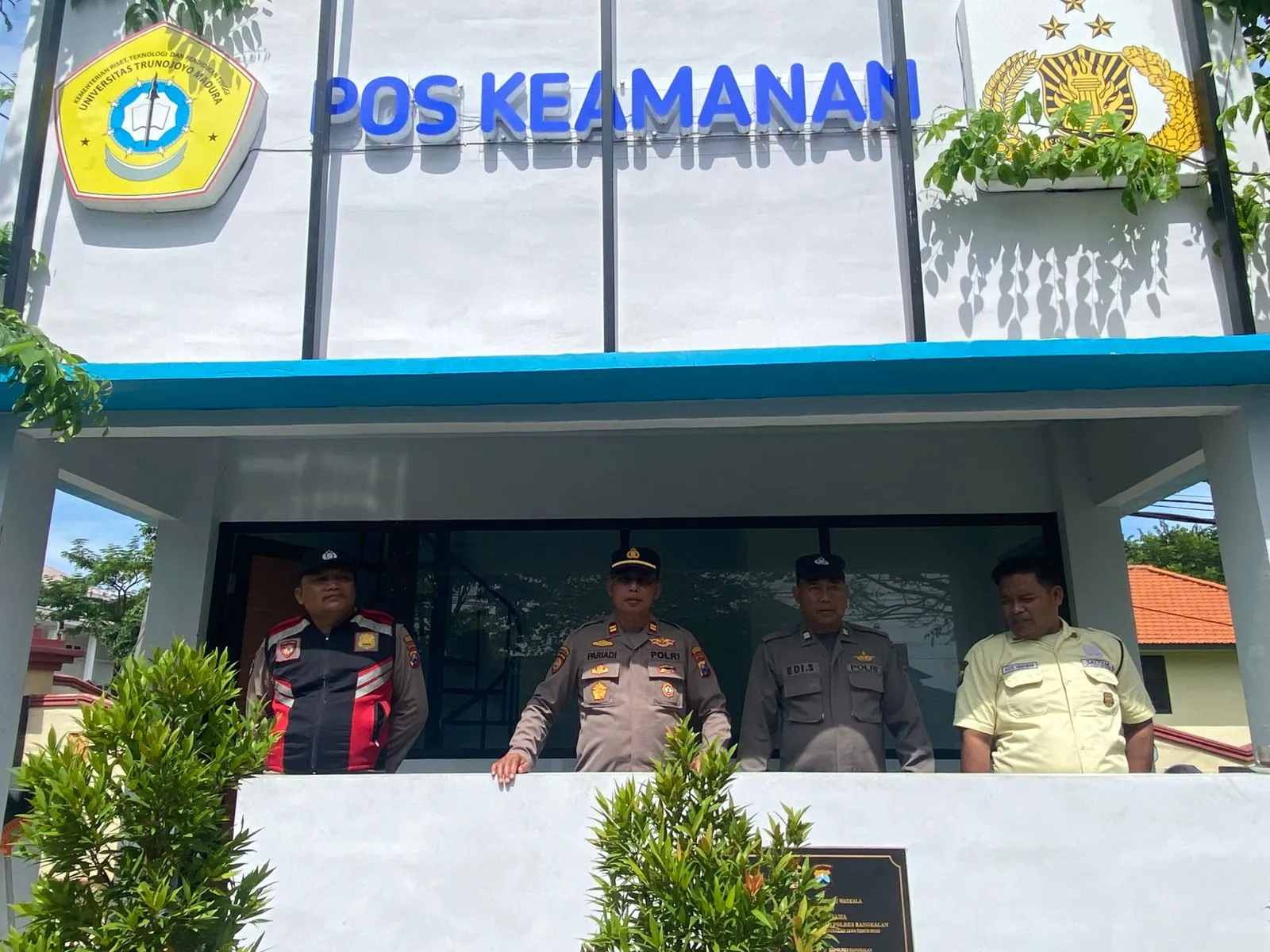 Jelang Libur Akhir Pekan, Kapolsek Kamal Pastikan Disekitar Kampus UTM Aman