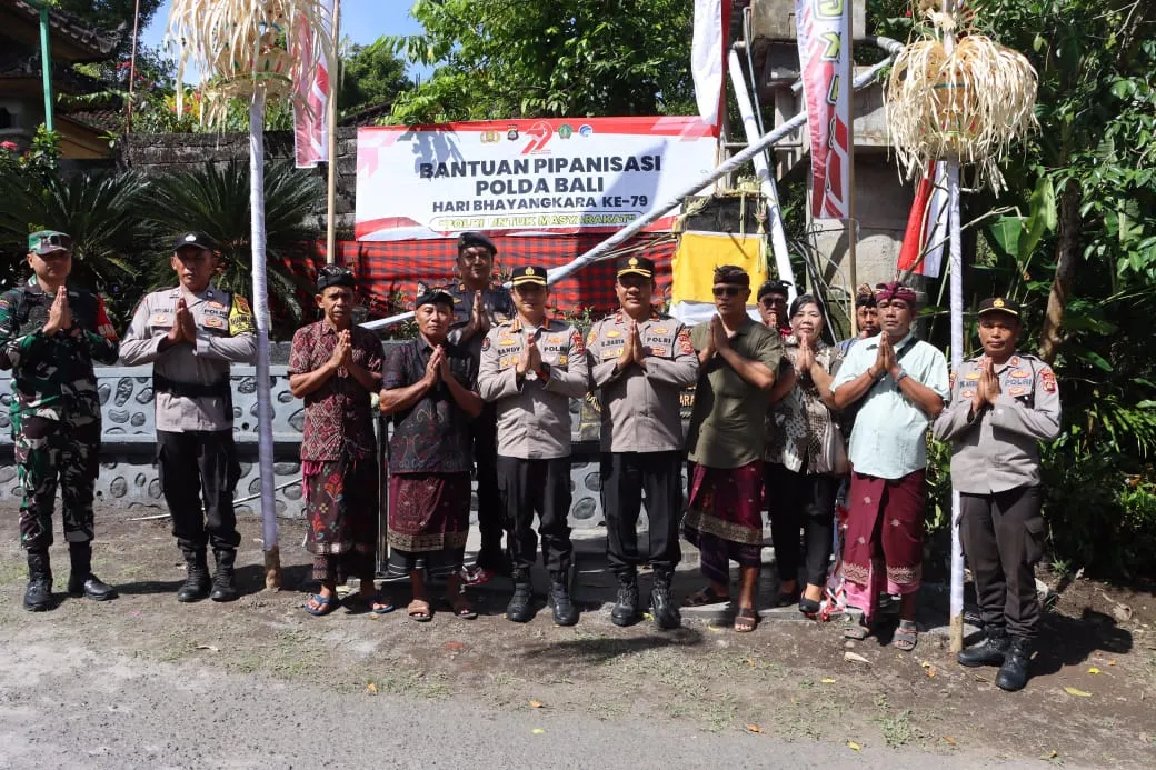 Polda Bali Serahkan Bantuan Pipanisasi Air Bersih di Jembrana, Wujud Nyata “Polri Untuk Masyarakat”