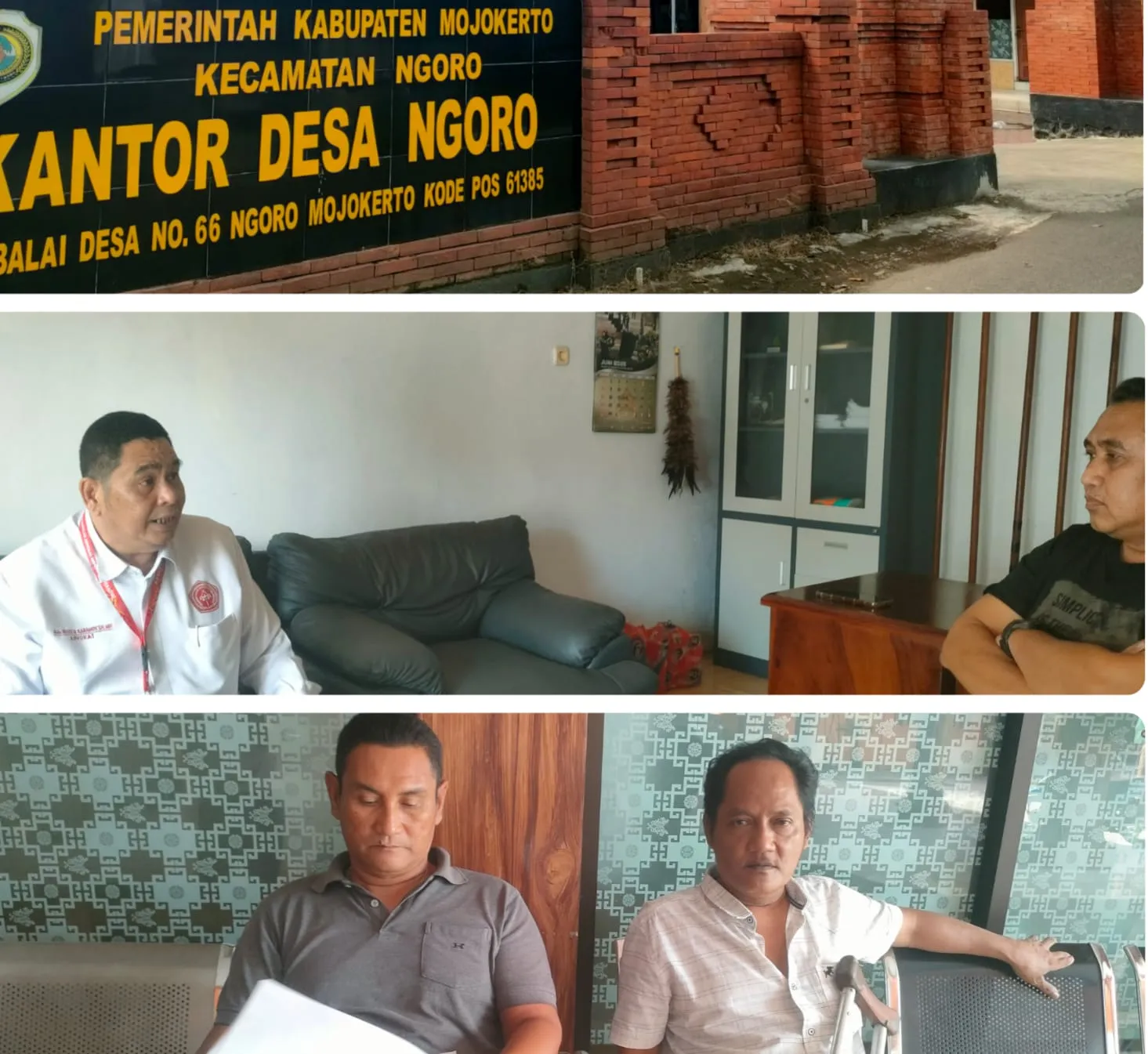 Oknum Pejabat Desa Ngoro Mojokerto Diduga Bermain Surat Tanah Dengan Mafia Tanah