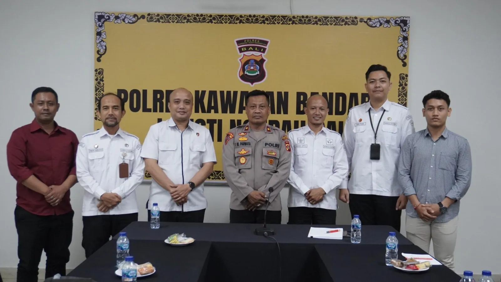 Polres Bandara Ngurah Rai Terima Audiensi Bawaslu Kabupaten Badung