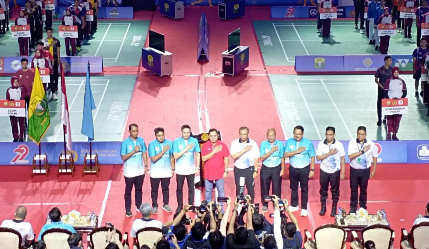 Semarak Kapolri Cup 2025, 62 Kontingen Berlaga di Kejuaraan Bulu Tangkis di Jakarta Timur.
