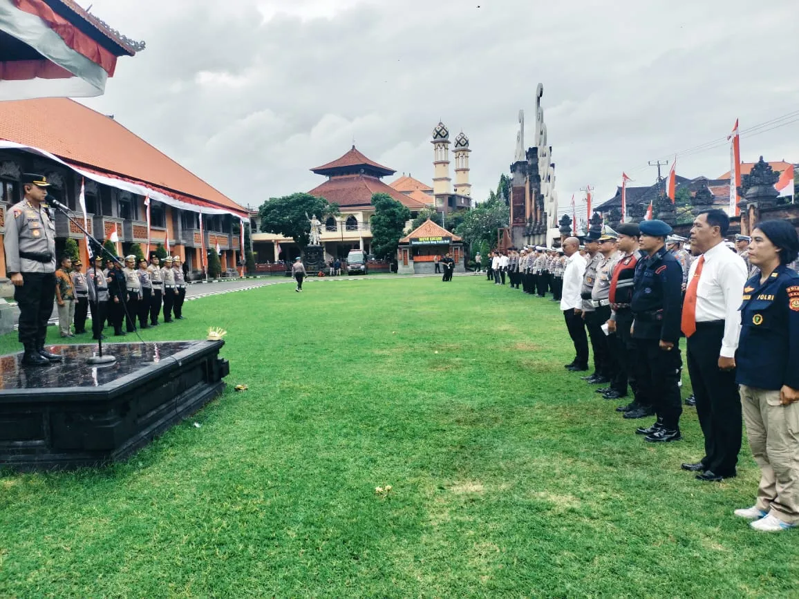 Amankan Kunker Wapres RI. Polda Bali Libatkan 701 Personil