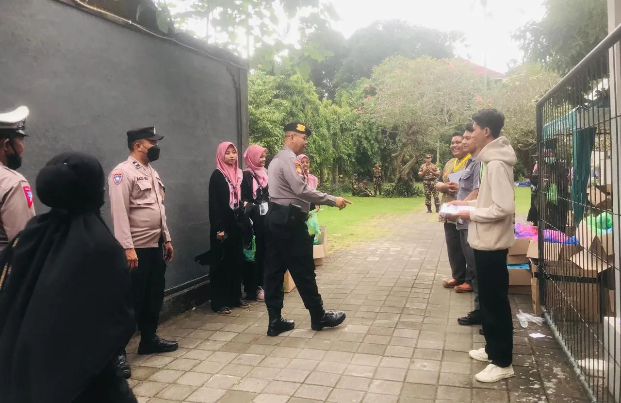 1.500 Peserta Padati Tabligh Akbar Muslimah Bali, Polsek Dentim Pastikan Kegiatan Aman