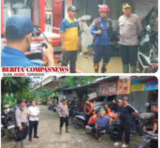Kapolsek Makasar Tinjau Lokasi Banjir di Cipinang Melayu, Wujud Kepedulian dan Respons Cepat Polri