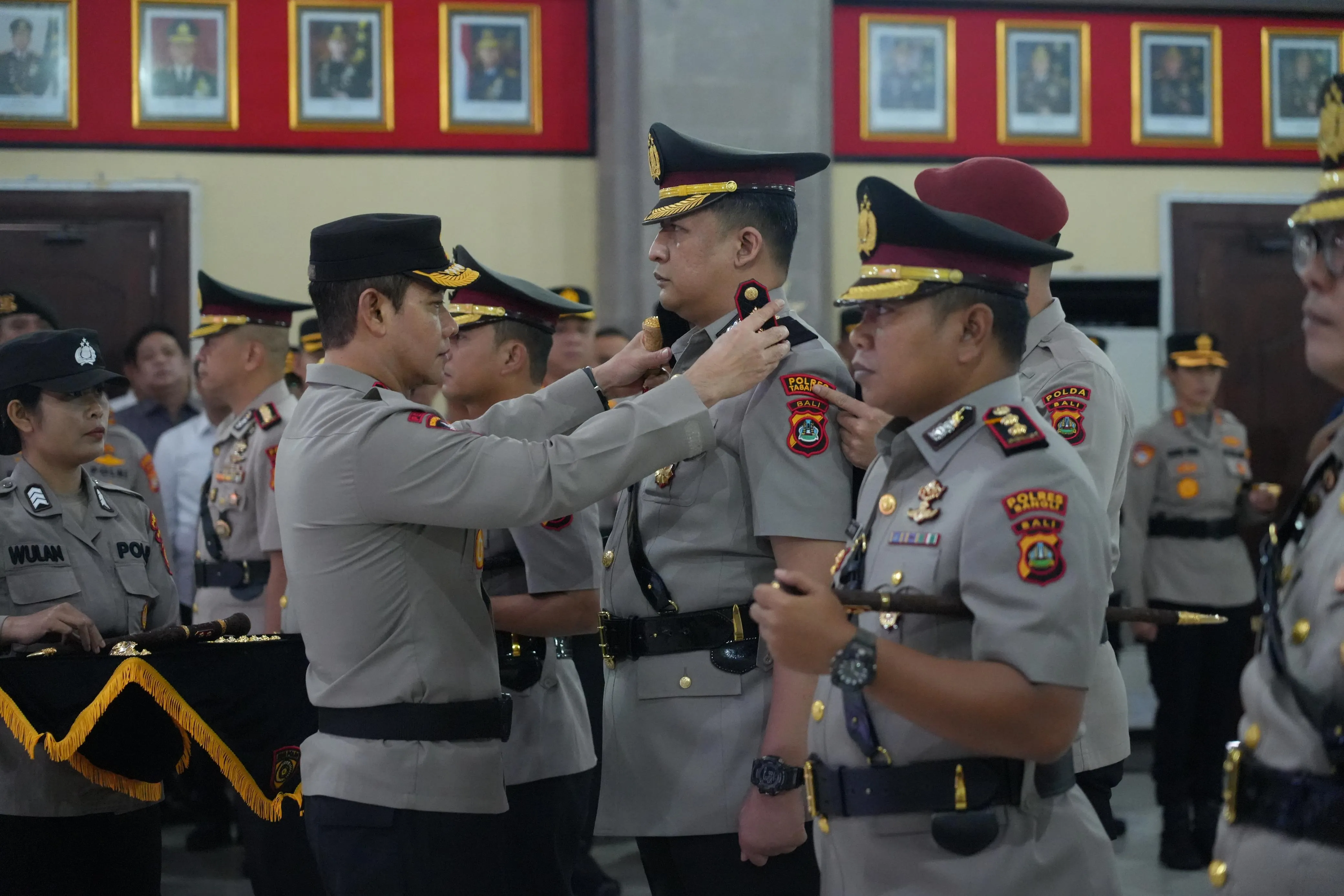 Polda Bali Gelar Serah Terima Jabatan Pejabat Utama