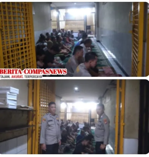 Rutan Polres Metro Jakarta Timur menyelenggarakan kegiatan Sholat Jum’at berjamaah