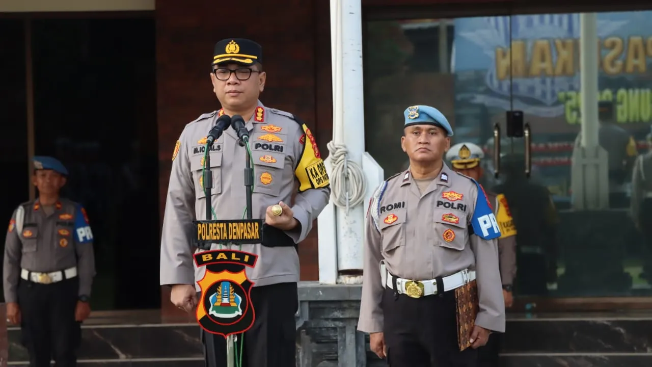 Polresta Denpasar Gelar Operasi Patuh Agung 2025, Kapolresta: Tertib Berlalu Lintas Adalah Tanggung Jawab Bersama