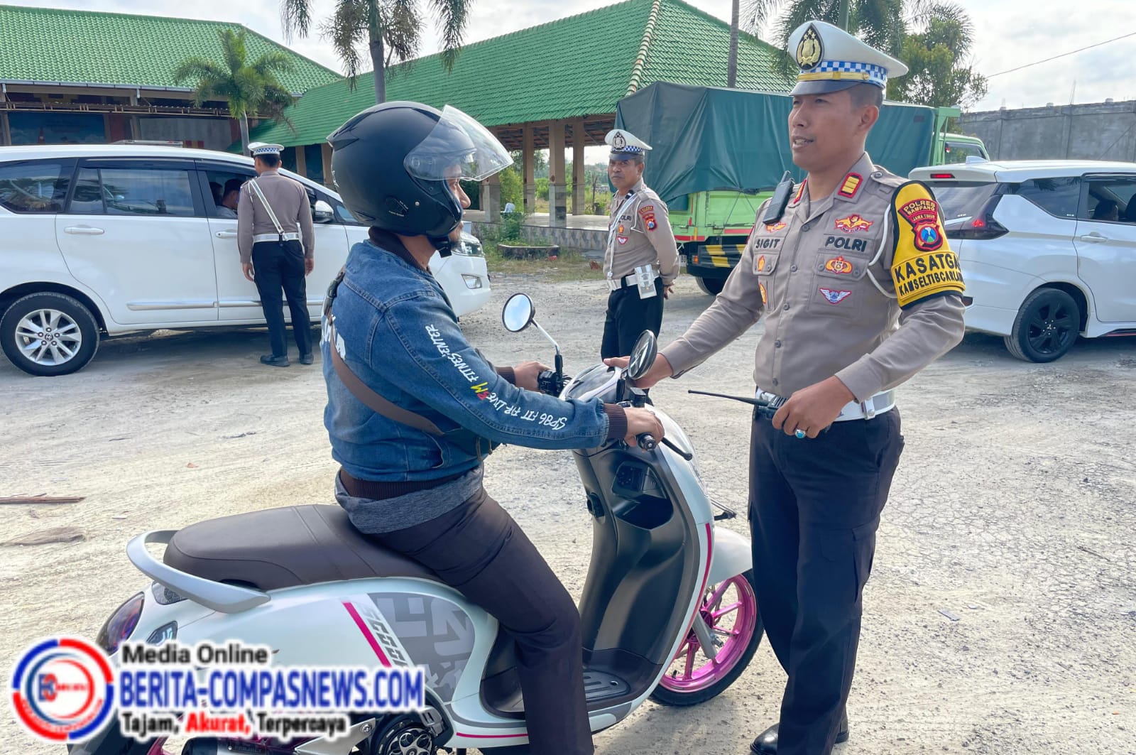 Satlantas Polres Sampang Gelar Pemeriksaan Kendaraan Bermotor dalam Rangka Ops.Patuh Semeru 2025