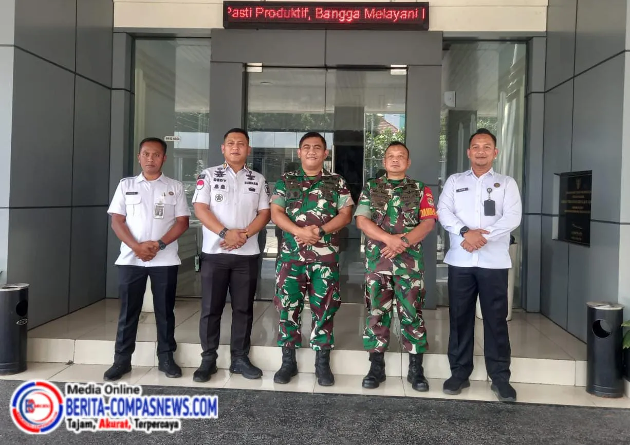 Pererat Sinergitas, Kasdim 0501/JP Laksanakan Komsos Bersama Jajaran Lapas Kelas IIA Salemba.