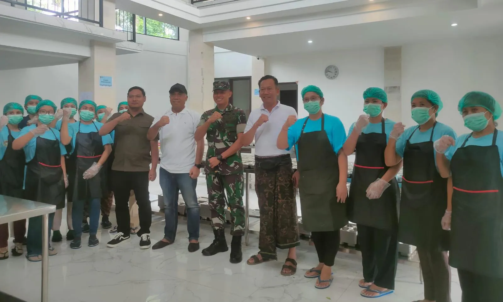 Dandim 1619/Tabanan Tinjau Kesiapan Dapur Sehat SPPG Untuk Anak Sekolah