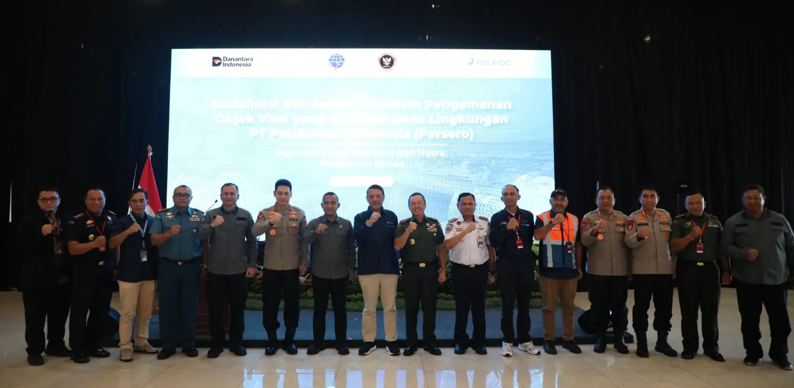 Kapolda Bali Hadiri Sosialisasi dan Asesmen Sistem Pengamanan Objek Vital Strategis di PT Pelabuhan Indonesia (Persero)