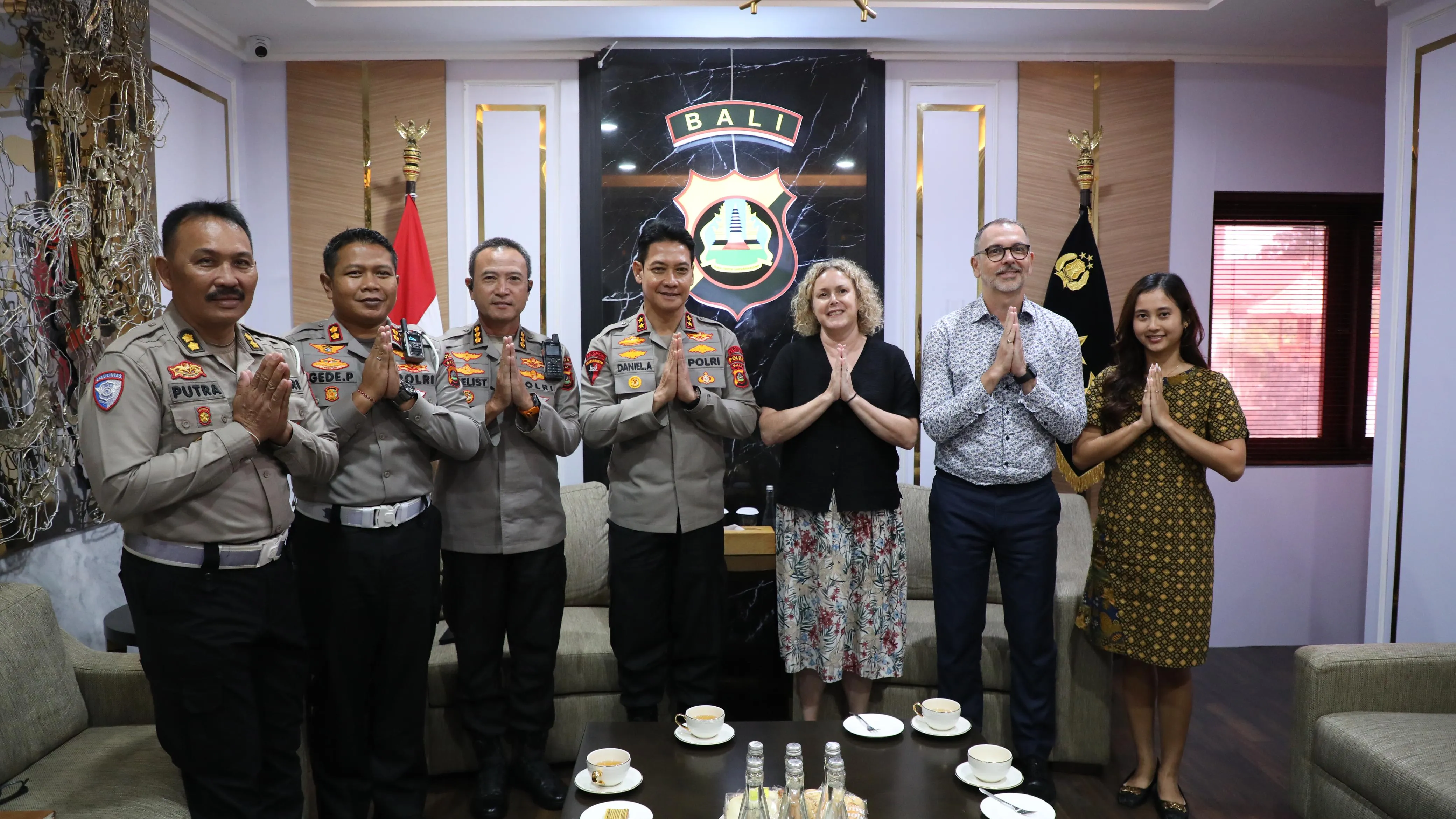 Kapolda Bali Terima Kunjungan Konsulat Inggris, Ucapkan Terima Kasih Atas Keamanan Pariwisata