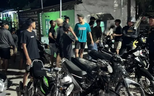 Respons Cepat Polres Gresik, Enam Remaja Balap Liar Diamankan Sat Samapta di Jalan Raya Bungah
