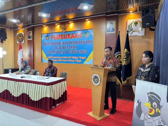 Sinergi Untuk Pemulihan, Aktif Dalam Pembinaan dan Produktif Lapas Tebing Tinggi Gelar Rehabilitasi Bersama BNNK